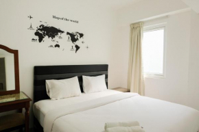 Artistic 2BR No Kitchen Apartment Aeropolis Residence By Travelio